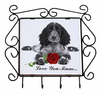 Cocker Spaniel+Rose 