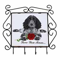 Cocker Spaniel+Rose 