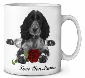 Cocker Spaniel+Rose 