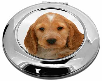 Cocker Spaniel Make-Up Round Compact Mirror