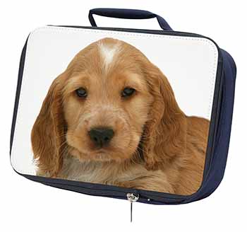 Cocker Spaniel Navy Insulated School Lunch Box/Picnic Bag