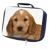 Cocker Spaniel Navy Insulated School Lunch Box/Picnic Bag