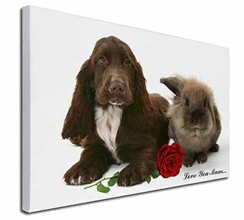 Spaniel+Rabbit+Rose 