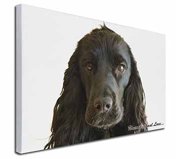 Cocker Spaniel-With Love Canvas X-Large 30"x20" Wall Art Print