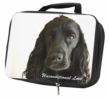 Cocker Spaniel-With Love Black Insulated School Lunch Box/Picnic Bag