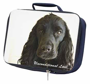 Cocker Spaniel-With Love Navy Insulated School Lunch Box/Picnic Bag