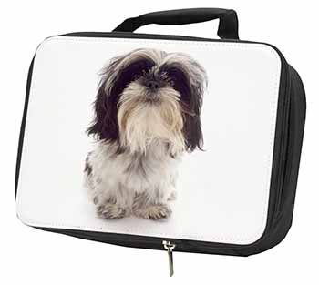 Shih-Tzu Dog Black Insulated School Lunch Box/Picnic Bag