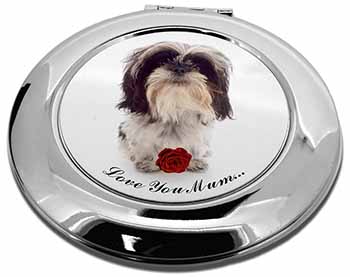 Shih Tzu with Rose 