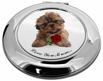 Shih Tzu Dog with Rose 