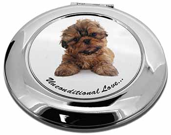 Shih-Tzu Dog-Love Make-Up Round Compact Mirror