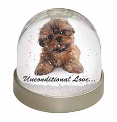 Shih-Tzu Dog-Love Snow Globe Photo Waterball