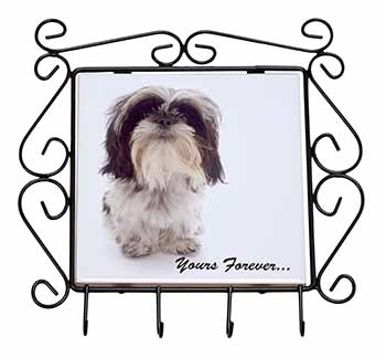 Shih Tzu Dog-Love Wrought Iron Key Holder Hooks