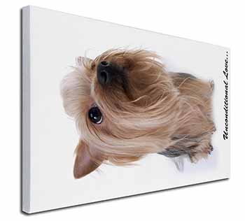 Yorkshire Terrier Dog-with Love Canvas X-Large 30"x20" Wall Art Print