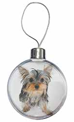 Yorkshire Terrier Dog Christmas Bauble