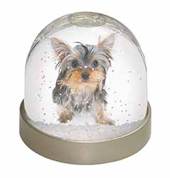 Yorkshire Terrier Dog Snow Globe Photo Waterball