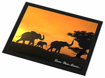 Elephants Silhouette 