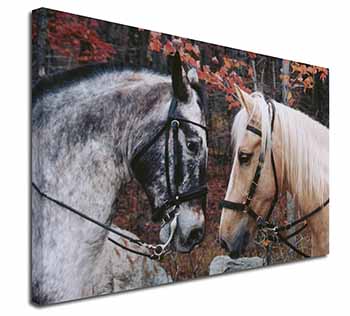 Horses in Love Animal Canvas X-Large 30"x20" Wall Art Print