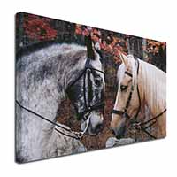 Horses in Love Animal Canvas X-Large 30"x20" Wall Art Print