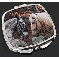 Horses in Love Animal Make-Up Compact Mirror