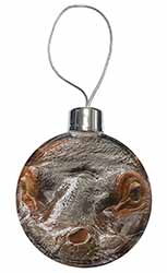 Hippopotamus, Hippo Christmas Bauble