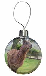 Llama Christmas Bauble