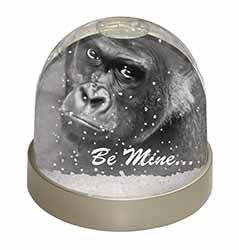 Be Mine! Gorilla Snow Globe Photo Waterball