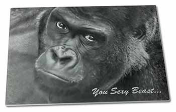 Large Glass Cutting Chopping Board Gorilla 