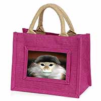 Cheeky Monkey Little Girls Small Pink Shopping Bag Christmas Gift