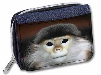 Cheeky Monkey Girls/Ladies Denim Purse Wallet Christmas Gift Idea