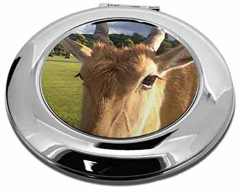 Pretty Antelope Make-Up Round Compact Mirror Christmas Gift