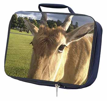 Pretty Antelope Navy Insulated School Lunch Box Bag