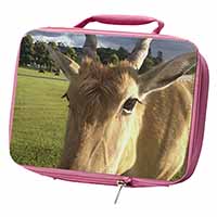 Pretty Antelope Insulated Pink School Lunch Box Bag