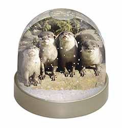 Cute Otters Snow Globe Photo Waterball