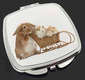 Rabbit and Guinea Pigs Make-Up Compact Mirror