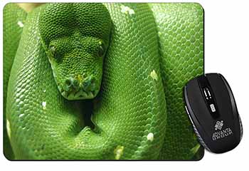 Green Tree Python Snake Computer Mouse Mat