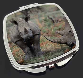 Rhinocerous Rhino Make-Up Compact Mirror