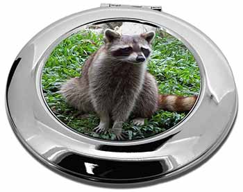 Racoon Lemur Make-Up Round Compact Mirror