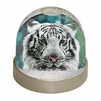 Siberian White Tiger Snow Globe Photo Waterball