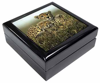 Cheetah and Cubs Keepsake/Jewellery Box