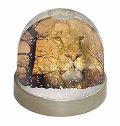 Lion Spirit Watch Snow Globe Photo Waterball