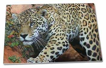 Large Glass Cutting Chopping Board Jaguar