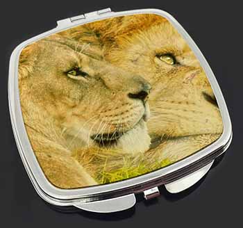 Lions in Love Make-Up Compact Mirror