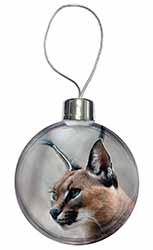 Lynx Caracal Christmas Bauble