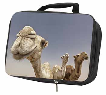 Camels Intrigued by Camera Black Insulated School Lunch Box/Picnic Bag