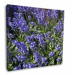 Bluebells in the Wood Square Canvas 12"x12" Wall Art Picture Print