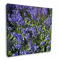 Bluebells in the Wood Square Canvas 12"x12" Wall Art Picture Print