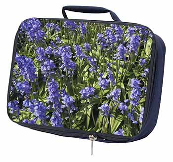 Bluebells in the Wood Navy Insulated School Lunch Box/Picnic Bag