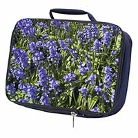 Bluebells in the Wood Navy Insulated School Lunch Box/Picnic Bag