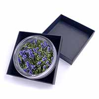 Bluebells in the Wood Glass Paperweight in Gift Box