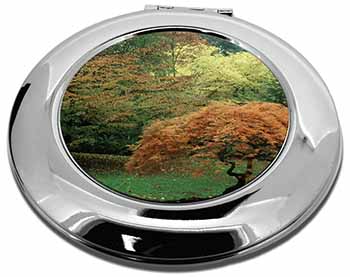 Autumn Trees Make-Up Round Compact Mirror Christmas Gift